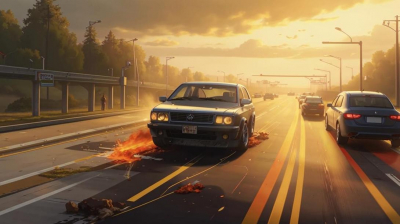 Смерть под колесами: нетрезвый актюбинский полицейский сбил супругов