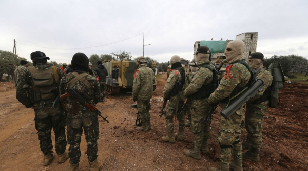 Сирийские боевики при поддержке Турции начали крупное наступление близ Алеппо