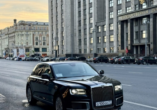 Aurus Senat на производстве номеров