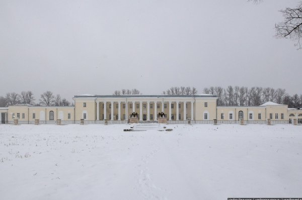 Исторические скульптуры орлов вновь вернулись в возрожденную усадьбу Горенки.