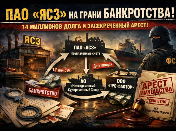 &laquo;Ярославский судостроительный завод&raquo; загоняют в банкротство из-за долга в 14 миллионов: кто толкает ПАО &laquo;ЯСЗ&raquo; под национализацию